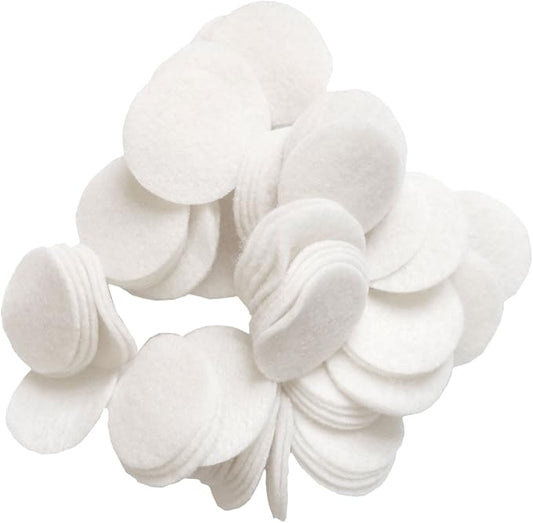Playfully Ever After White Craft Felt Circles (1.5 Inch - 94pc)