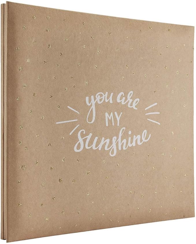 MCS Expandable 10-Page Scrapbook Album with 12 x 12 Inch Pages, 13.5 x 12.5 Inch, You Are My Sunshine