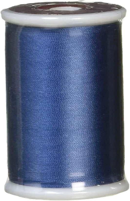 Superior Threads Tire Silk #50 3-Ply 50-Weight High Sheen Silk Embroidery Quilting Sewing Thread - 109 Yard Spool (#107 Blue Mink)