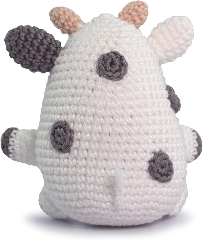 CIRCULO Amigurumi Crochet Kit - Baby Farm - All Included, Easy Instructions - Beginner Animal Crochet Set - Premium Yarn – Calf