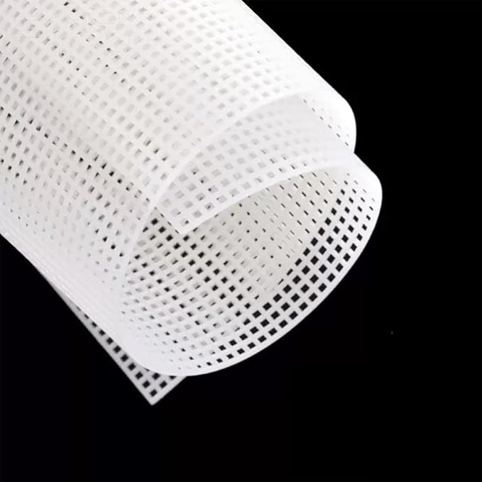 Allazone 3 PCS Plastic Canvas, 19.3 x 13 Inch Plastic Mesh Sheet for Cross Stitch, Embroidery, Knit Crochet Projects