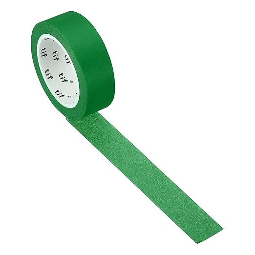 PATIKIL Holographic Washi Tape 0.59 Inch x 10.93 Yards, 1 Roll Self Adhesive Masking Sticker for DIY Art Craft Wrapping Decoration, Green