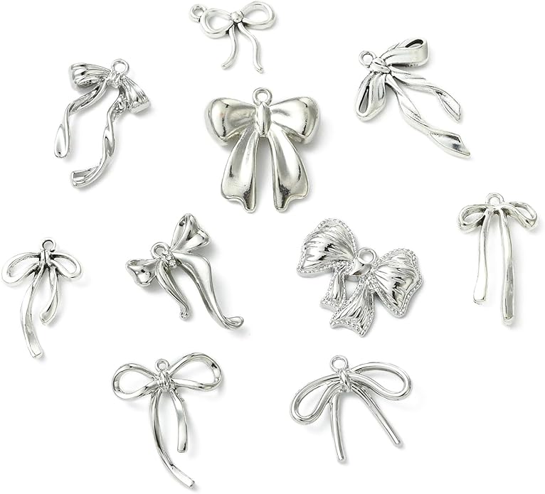 Antique Silver Cross Drink Insect Animal Theme Charms for DIY Jewelry Bracelet Necklace Earring Keychain Decor