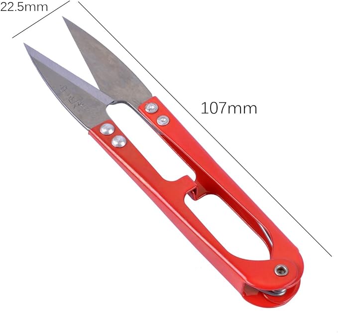 UCEC 4.2 Inch Thread Snips, Crochet Small Sewing Scissors Yarn Scissor Small Mini Scissors Thread Cutter Thread Snips for Sewing Embroidery Knitting, 12 Pack
