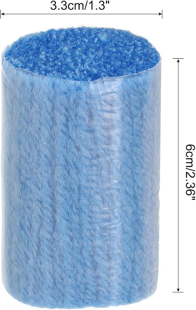 PATIKIL 10 Rolls Latch Hook Yarn Kit - Precut Rugs Yarn for Making Crochet Bundles, Tapestry DIY Craft - Adults Beginners Rug Hook Kit, Dark Blue
