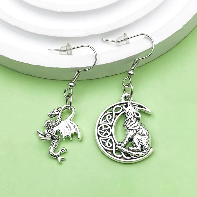 Sailanzi 48pcs antique silver novel animal set Pendant Jewelry Making DIY Keychain Earrings Pendant Various Design Charms for Jewelry Making Bracelets Necklace (SN1063)