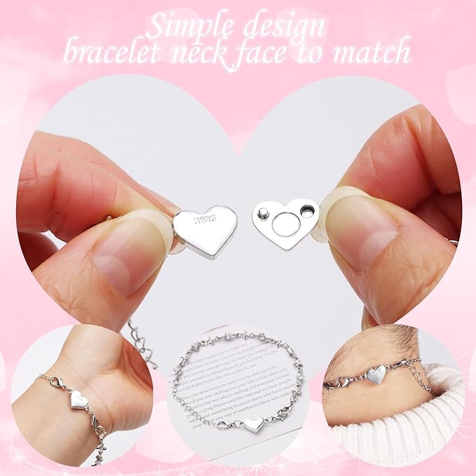magnetic necklace clasps and closures-magnetic necklace clasp set, double locking design, gold and silver (6pcs gold silver)