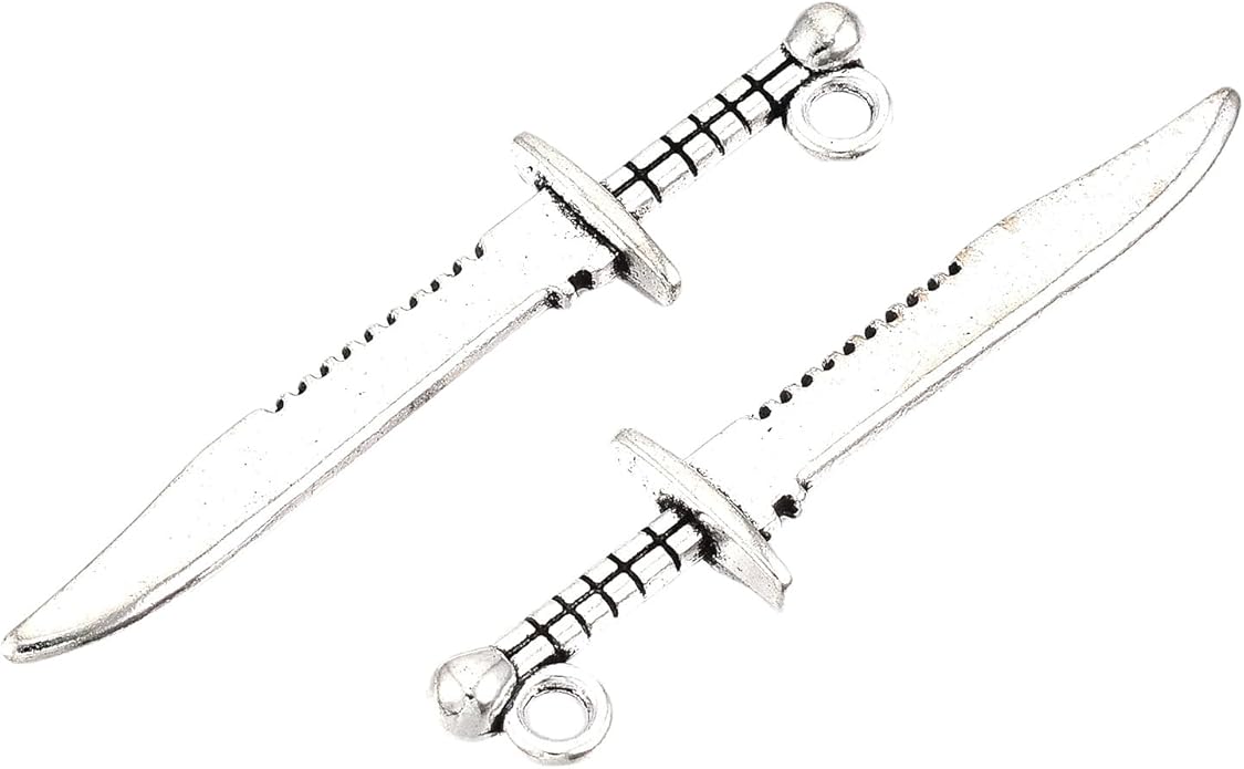 Antique Silver Cross Drink Insect Animal Theme Charms for DIY Jewelry Bracelet Necklace Earring Keychain Decor