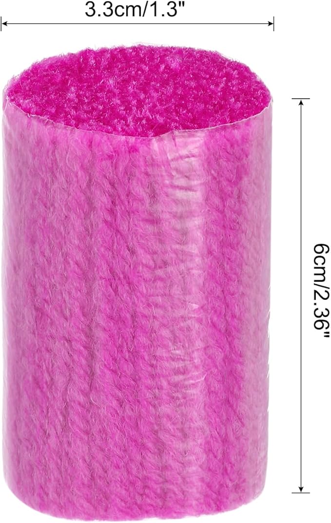 PATIKIL 10 Rolls Latch Hook Yarn, Latch Hook Kit Yarn Precut Rugs Making Crochet Bundles for Rug Adults Beginners Tapestry DIY Craft, Hot Pink