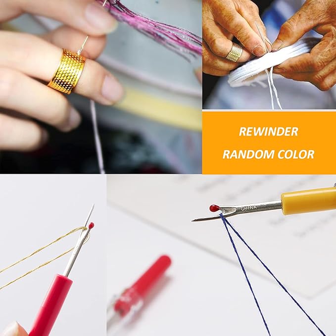 Embroidery Floss Kit-24 Skeins Premium Cross Stitch Thread for Knitting, Embroidery Stitching and Cross Stitch Project (Orange)