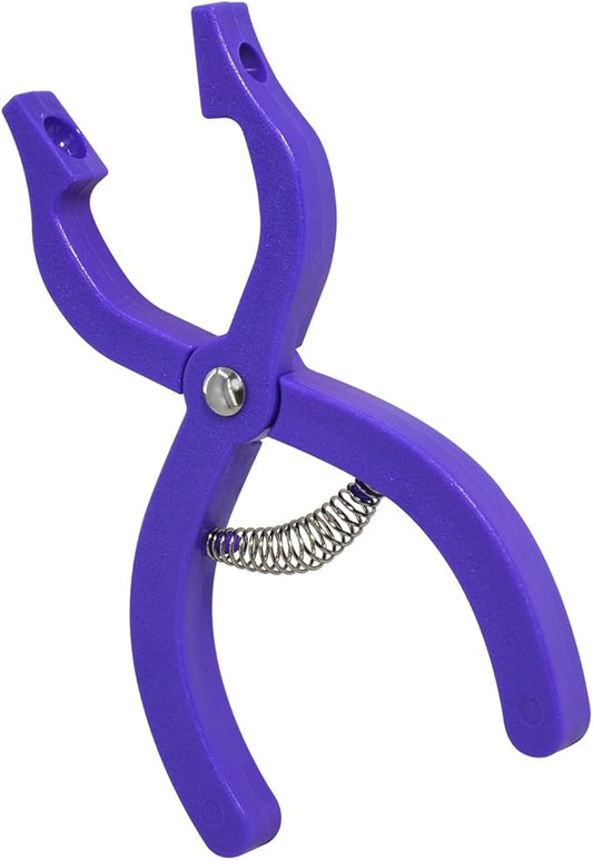 UPTTHOW Safety Eyes Jig Pliers Auxiliary Tool for Attaching Doll Eyes and Noses for Amigurumi and Crochet, DIY Craft Install Accessories Supplies for Stuffed Animals, Purple