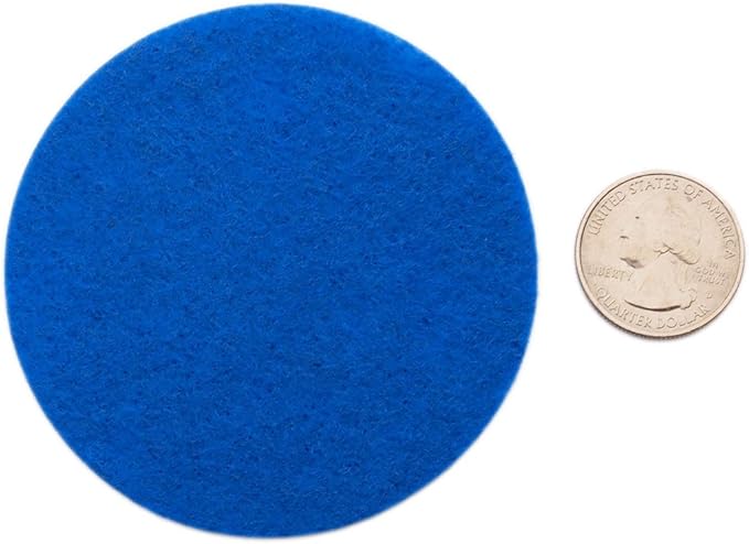 Playfully Ever After 3 Inch Blue 30pc Stiff Felt Circles