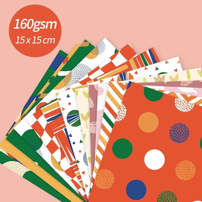 6x6" 160gsm Cardstock Single Sided Scrapbooking 24 Papers Pad Vintage Decoupage Scrapbook Kit Patterned Paper Junk Journal Supplies Journaling Supply Scrap Paper Crafting. Sweet Love