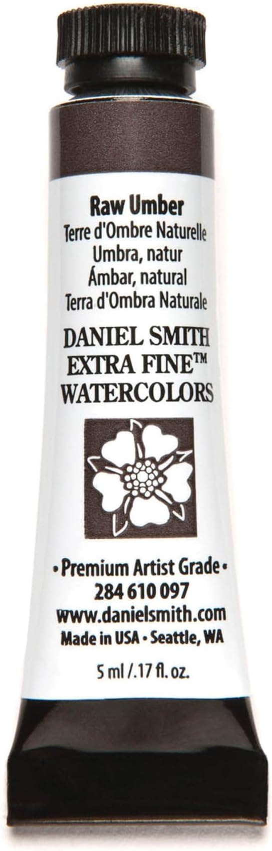 Daniel Smith 284610097 Extra Fine Watercolors Tube, 5ml, Raw Umber
