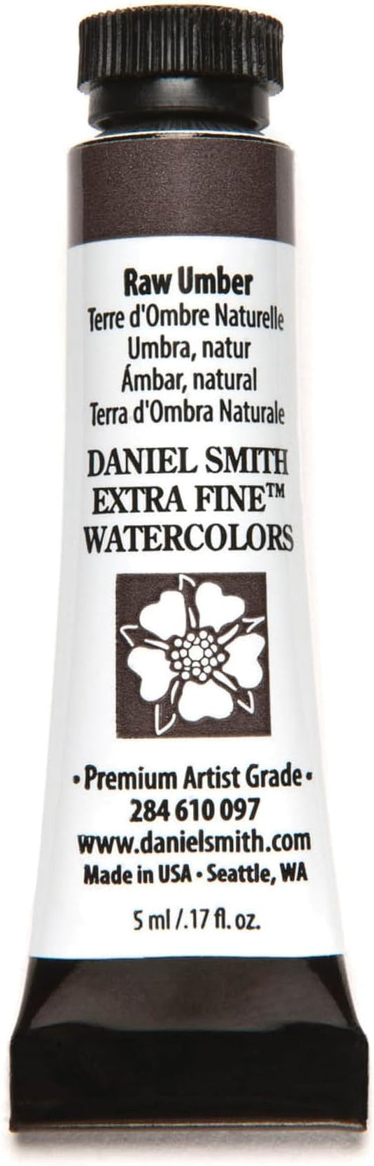 Daniel Smith 284610097 Extra Fine Watercolors Tube, 5ml, Raw Umber