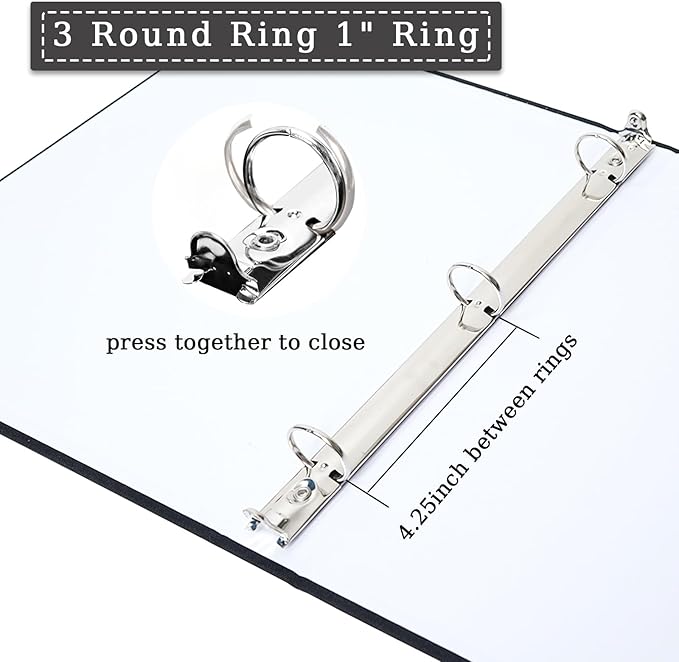 3 Ring Photo Album with Sticky Pages, Linen Scrapbook for Easy Customization - Perfect for 2x3, 4x6, 5x7, 8x10 Photos - 20 Sheets for Family Memories & Crafting
