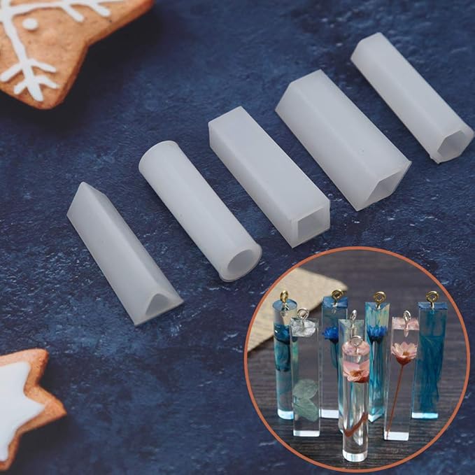 EuTengHao 229Pcs DIY Jewelry Casting Molds Tools Set More Than 120 Designs Contains 8 Silicone Jewelry Resin with 70 Designs,1 Earring Molds with 25 Designs,2 Necklace Bear Molds,3 Diamonds Mold
