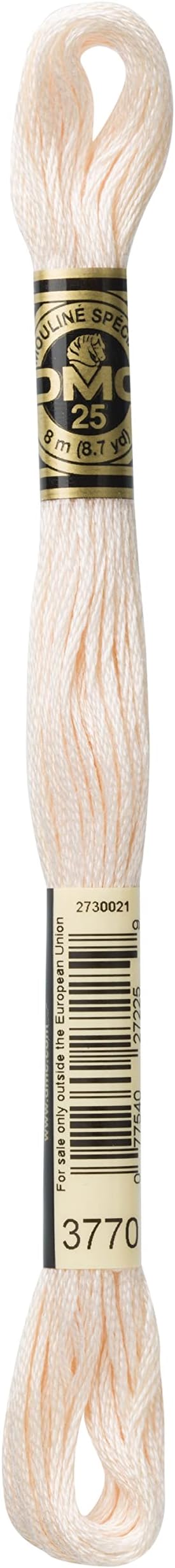 DMC 6-Strand Embroidery Cotton Floss, Very Light Tawny