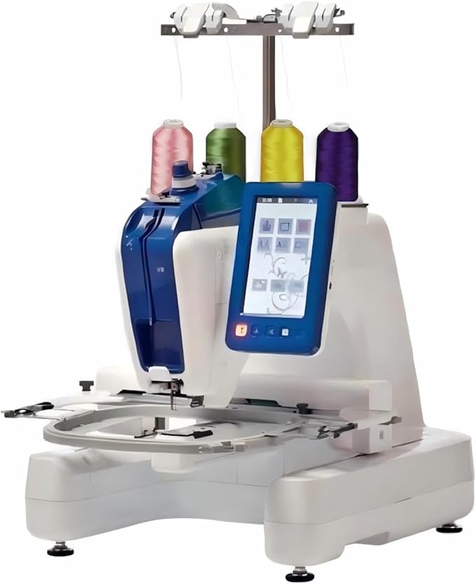 Simthread 5500Yds Embroidery Thread, 5000M High-Yardage 40WT 100% Polyester Thread – 170+ Vivid Colors, High-Speed Rated – Compatible with Brother, Singer, Janome & More - Granite S105