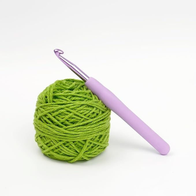 6.5mm Crochet Hook, Supers Smooth 6.5 mm Ergonomic Crochet Hooks for Beginner, Comfort for Arthritic, 1 Pack