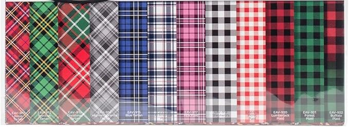 Ella & Viv by Reminisce EAV-928 Ella & Viv Perfectly Plaid Scrapbook Collection Kit Ella & Viv Perfectly Plaid Scrapbook Kit