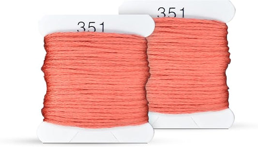 Embroidery Floss Kit and Refills - Cotton Threads - DMC Color Coding for Cross Stitch, String Crafts, Friendship Bracelets