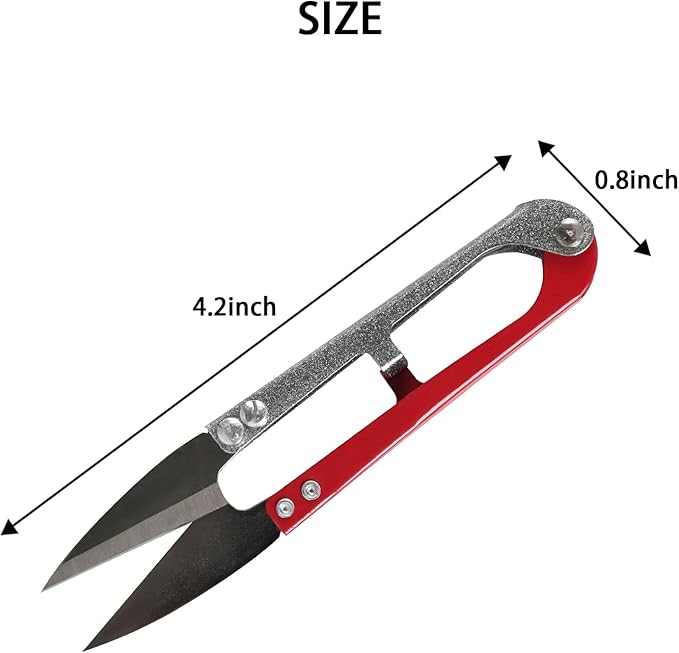 UCEC 12 PCS Thread Snips for Sewing Scissors Crochet Small Scissors Thread Cutter Yarn Cutter, 4.2" Sewing Snips Great for Stitch, Embroidery, Knitting, Mini DIY Supplie