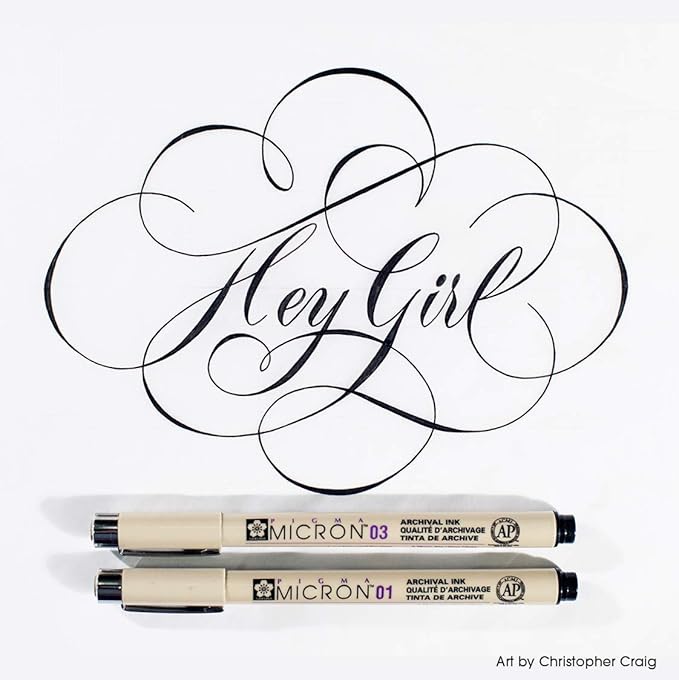SAKURA Pigma Micron Pens (Set Of 3),Black