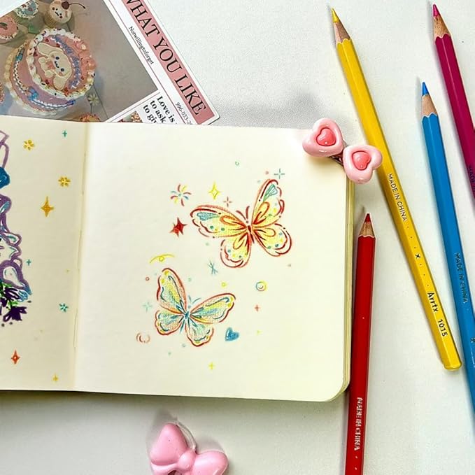 Mifuner Small Square 5x5 80gsm Mini Notebooks Blank Pages Sketchbooks Travel Journal Pocket Hardcover Paint Writing Notebook Blank Diary Memo Planner Sketchbook Fabric Cover, Fig