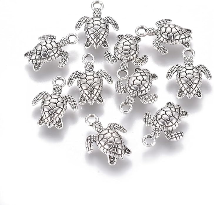 Antique Silver Cross Drink Insect Animal Theme Charms for DIY Jewelry Bracelet Necklace Earring Keychain Decor