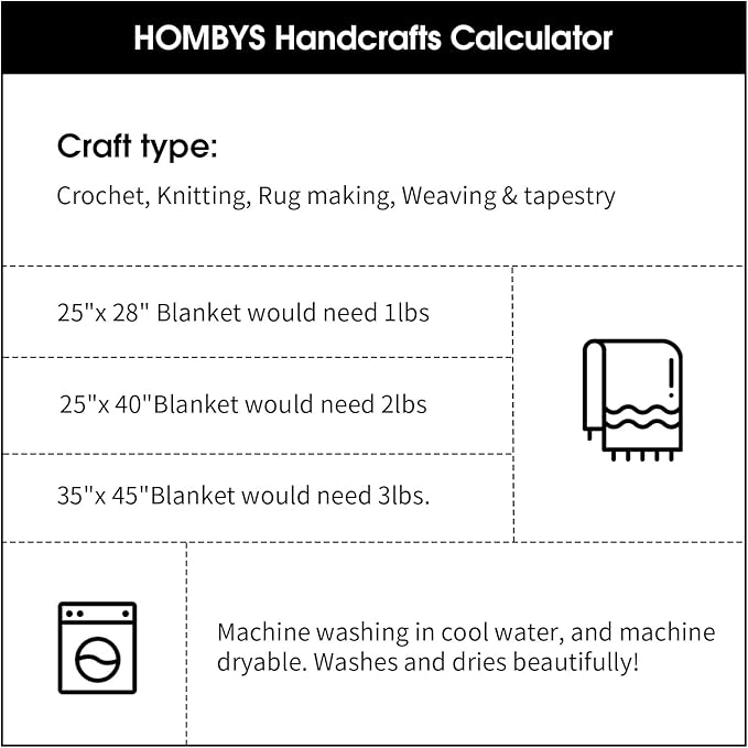 HOMBYS Chunky Tie Dye Mix Chenille Yarn for Hand Knitting, Super Bulky Jumbo Yarn for Crocheting, 3/4" Thick Soft Plush Yarn for Blankets, 8 Skein Pack (26 yds / 7.5 oz Each) Black White Grey