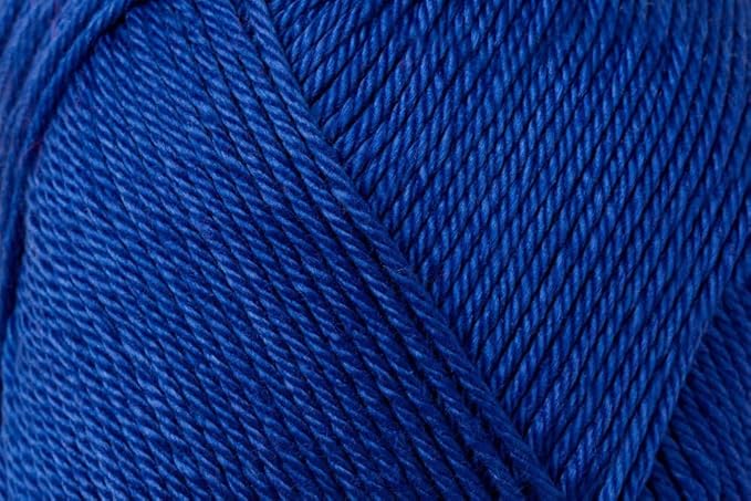 4 Skein/Pack Schachenmayr (SMC) Catania Originals Yarn, Each Ball 1.76 Oz (50gr) / 136 Yards (125 m), 100% Mercerized Cotton for Knitting and Crochet Yarn, Sport Weight, 420 - Monaco