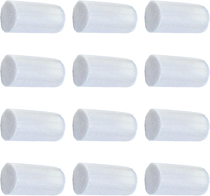 Yglnden 12 Rolls Latch Hook Kit Colorful Yarn Bundles Cut Rug DIY Latch Hook Yarn for Handmake Craft Sewing Knitting for Adults (White #37)