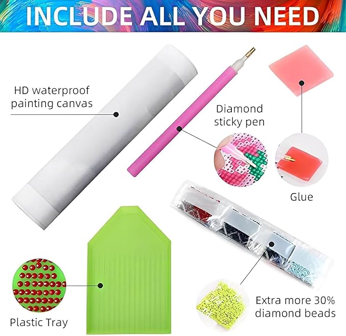 EIBEILI Diamond Painting Kits for Adults, Hydrangea Flowers 5D Diamond Art Kits for Beginner DIY Full Drill Diamond Dots Crystal Craft Kits for Home Wall Decor Gifts 12x16 Inch