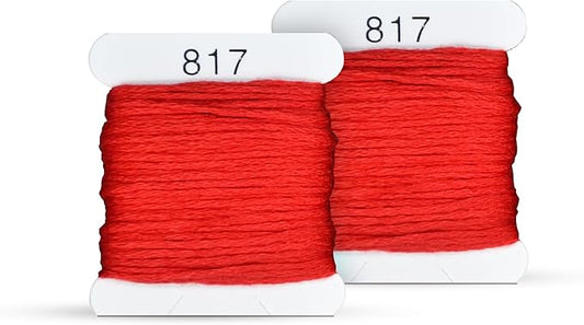 Embroidery Floss Kit and Refills - Cotton Threads - DMC Color Coding for Cross Stitch, String Crafts, Friendship Bracelets