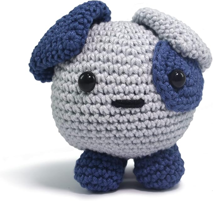 Círculo Amigurumi Crochet Kit - Animal Ball - All Included, Easy Instructions - Crochet Kit for Beginners - Crochet Set - Animal Crochet Kit, Premium Amigurumi Yarn for Crocheting – Dog