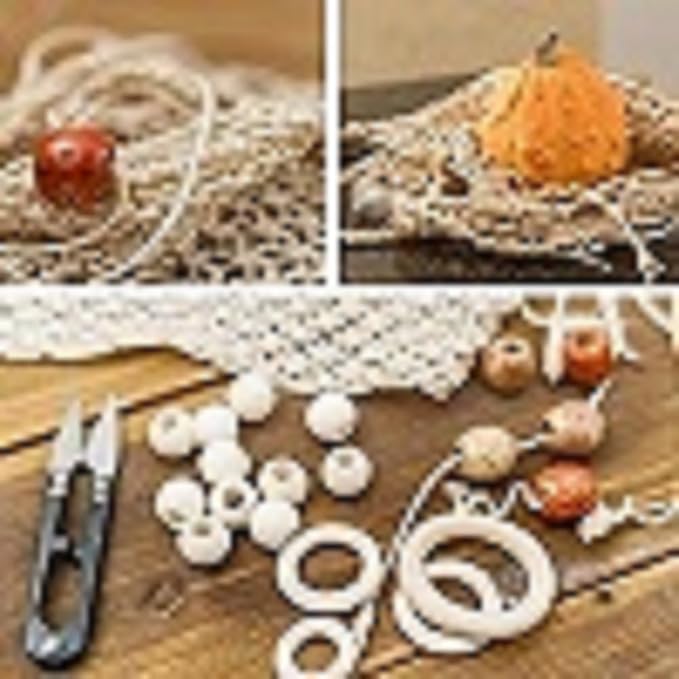 Macrame Kit for Beginners 227pcs – Macrame Wall Hanging Kit & Plant Hanger Kit, 225Y 3mm Cotton Cord, Wooden Beads Dowels Rings, DIY Craft Kit for Adults, Macrame Starter Kit Supplies