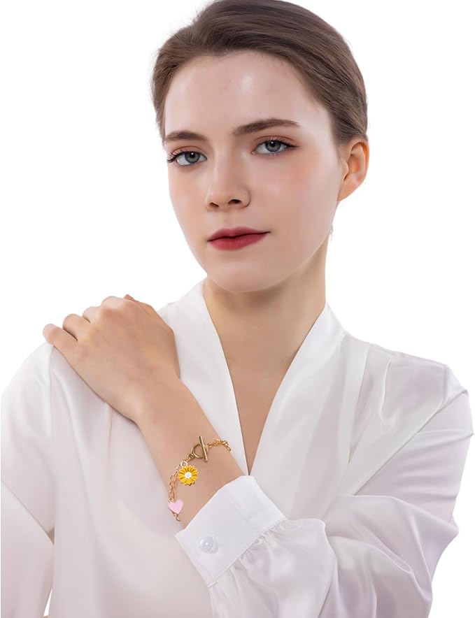 9 Pieces Bracelet Chains with Lobster Clasps for Women DIY Jewelry Making Bracelets Crafts Supplies (Gold, Silver and Rose Gold)