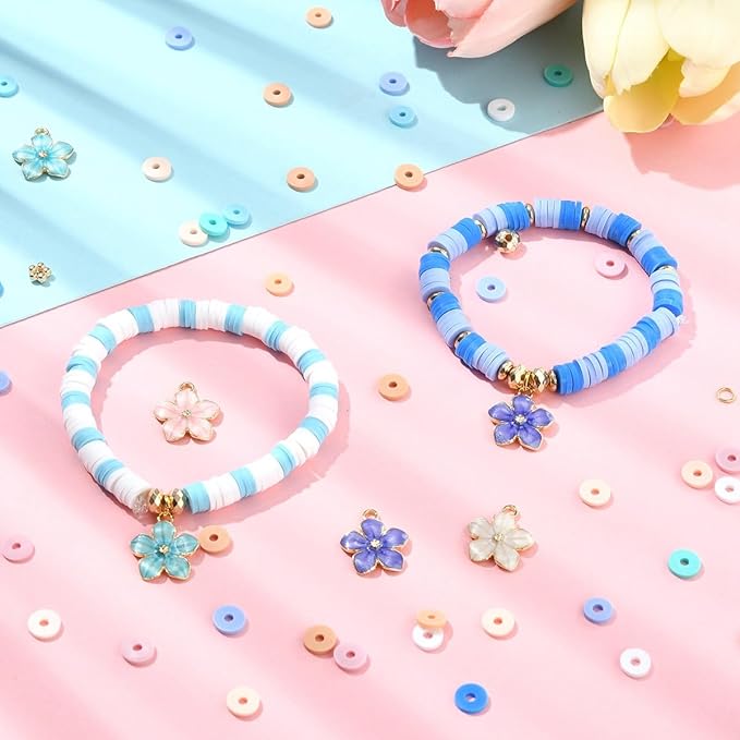 3219 PCS Clay Beads Bracelet Making Kit, Heishi Beads for Jewelry Making, Friendship Bracelet Kit for Adult Necklace Earring DIY with Polymer Clay Material