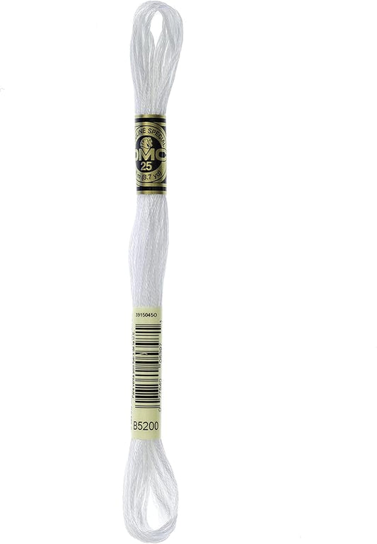 DMC 6-Strand Embroidery Cotton Floss, Snow White