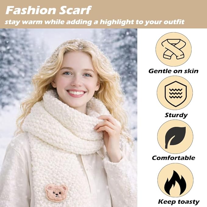 Novelchet Knitting Loom Kit for Beginners,Rectangle Loom with Plush Yarn, Learn to Knit Set for Scarf with Step by Step Video Tutorial