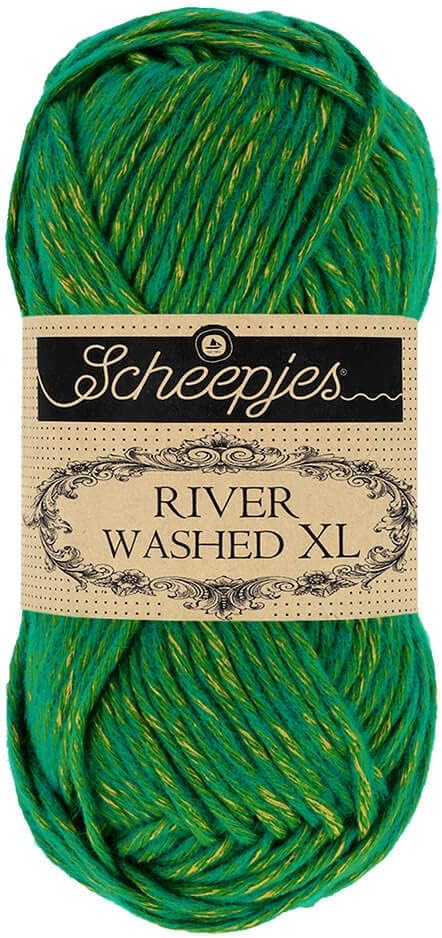 Scheepjes River Washed XL Yarn, 50 g Skein – 993 Severn Cotton/Acrylic Blend