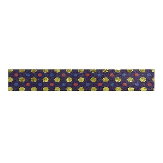 Wrapables Colorful Washi Masking Tape, Mystery Magic Dots