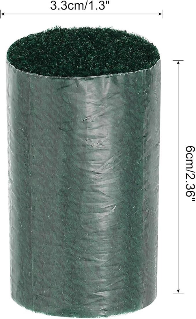 PATIKIL 10 Rolls Latch Hook Yarn Kit - Precut Rugs Yarn for Making Crochet Bundles, Tapestry DIY Craft - for Adults Beginners, Dark Green
