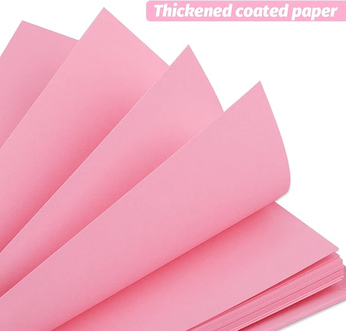 Gotideal 80 Pages Scrapbook Album with 10 Metallic Markers, Craft Paper Photo Album for Wedding and Anniversary, Family DIY Scrapbook Accessories with Scrapbooking Stickers Corners(Pink)