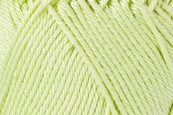 3 Skein/Pack Schachenmayr (SMC) Catania Originals Yarn, Each Ball 1.76 Oz (50gr) / 136 Yards (125 m), 100% Mercerized Cotton for Knitting and Crochet Yarn, Sport Weight, 392 - Yellow Green