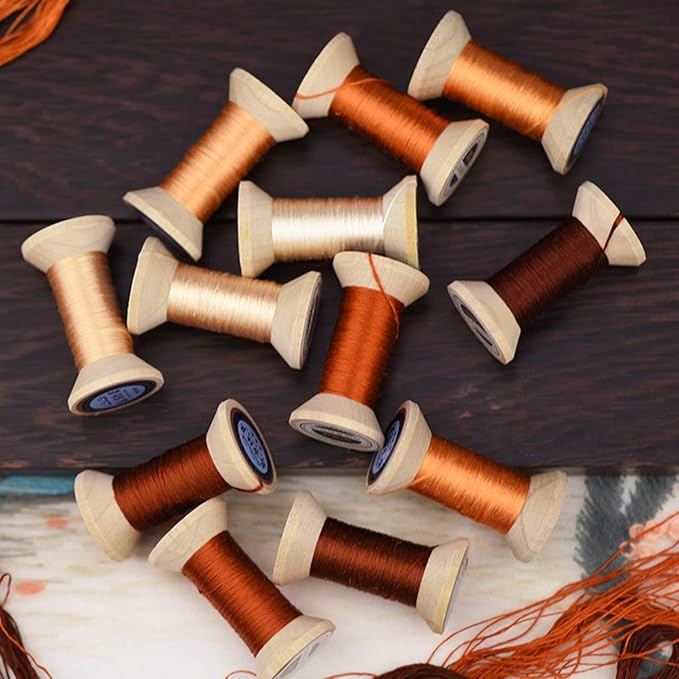 Natural 100% Mulberry Handmade Embroidery Silk Thread Silk Floss (76)