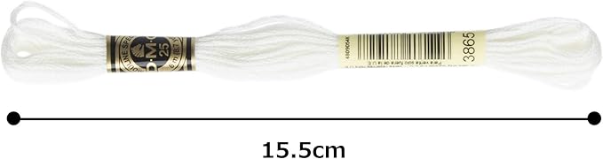 DMC 6-Strand Embroidery Cotton Floss - Winter White - 12/Pkg
