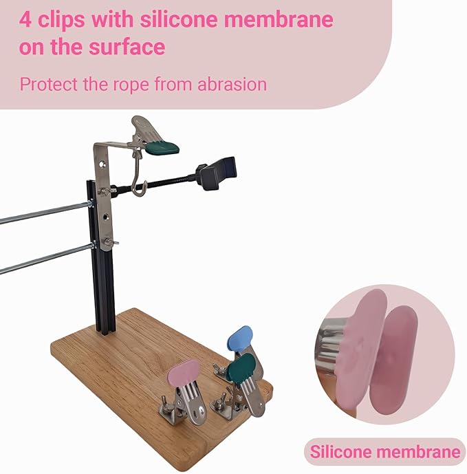 ZZOFSWORM Adjustable Paracord jig & Bracelet Jig with Phone Stand,6-in-1 Paracord Jig Bracelet Maker for Knitting and Crocheting Bracelets Necklaces Car Hangings
