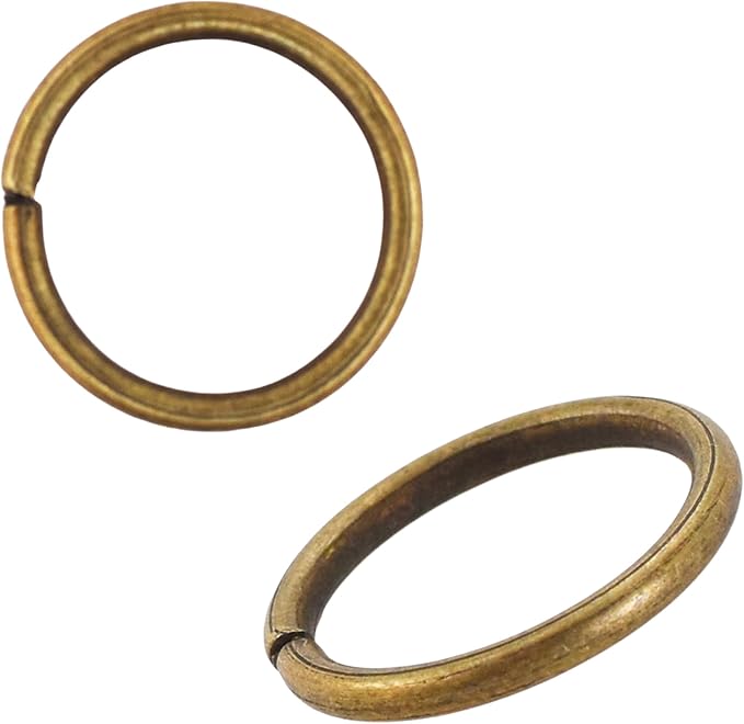 Mandala Crafts Assorted Jump Rings for Jewelry Making, 1200 PCs, 4mm-10mm, Metal O Rings